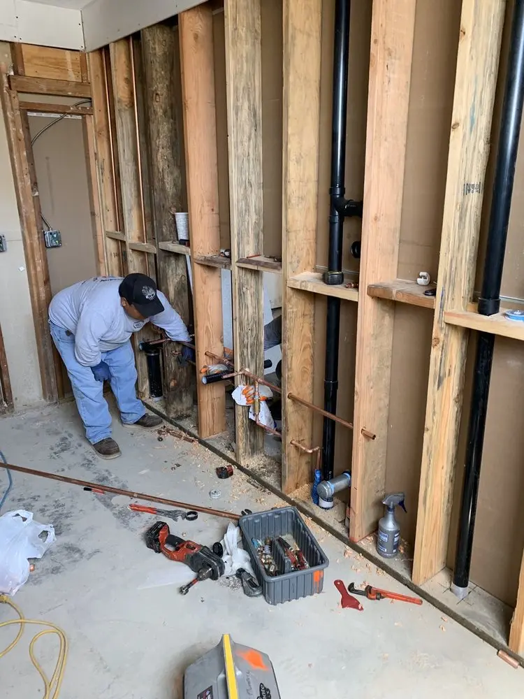 Commercial rough-in plumbing for Commercial Plumbing in Simi Valley Town Center